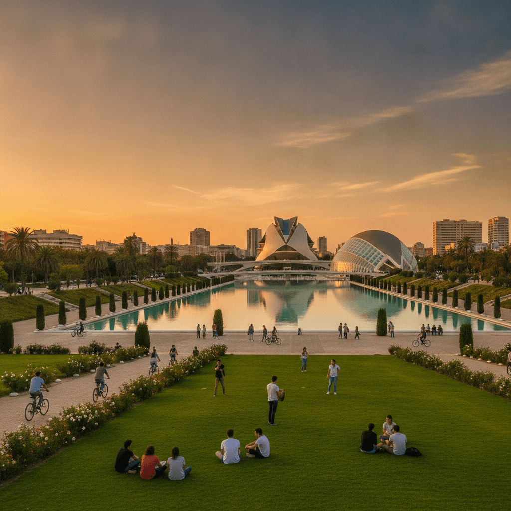 Alloggio Erasmus a Valencia con vista sulla Città delle Arti e delle Scienze